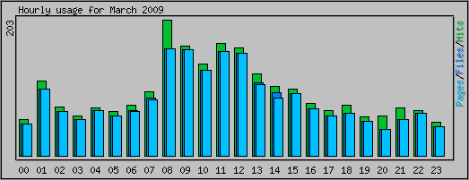 Hourly usage