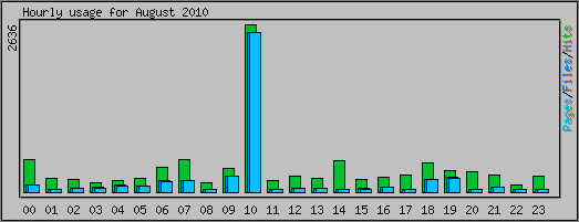 Hourly usage