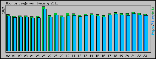 Hourly usage
