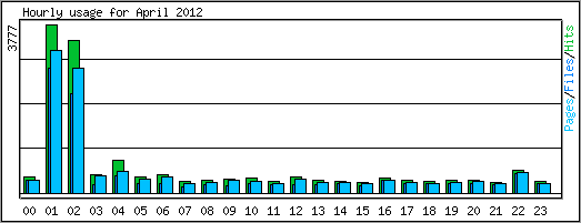 Hourly usage