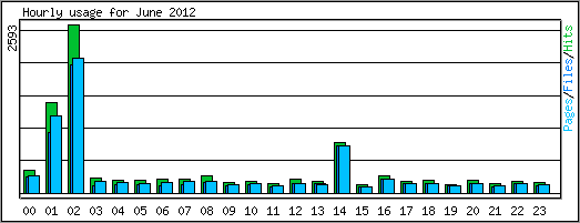 Hourly usage