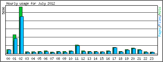Hourly usage