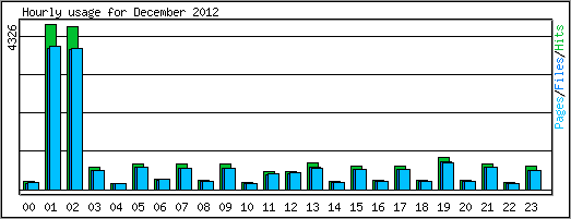 Hourly usage