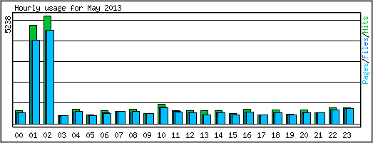 Hourly usage