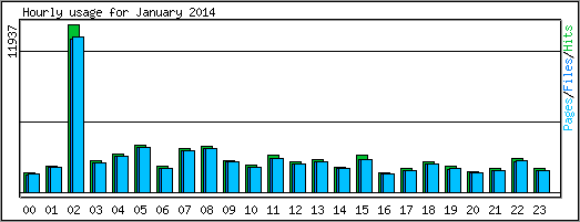 Hourly usage