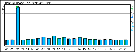 Hourly usage