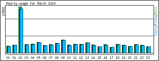 Hourly usage