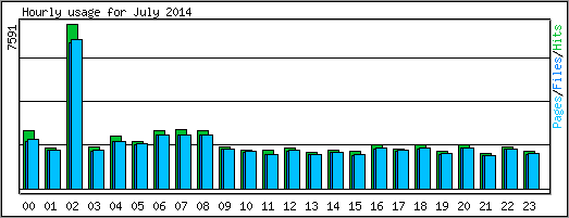 Hourly usage