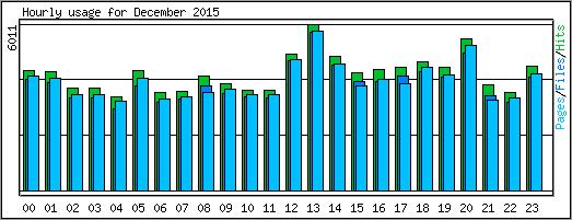 Hourly usage