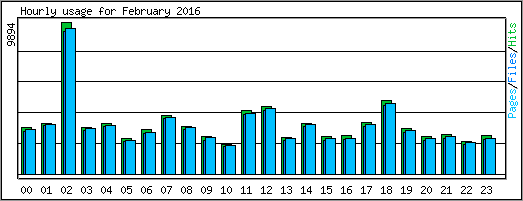Hourly usage