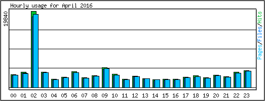 Hourly usage